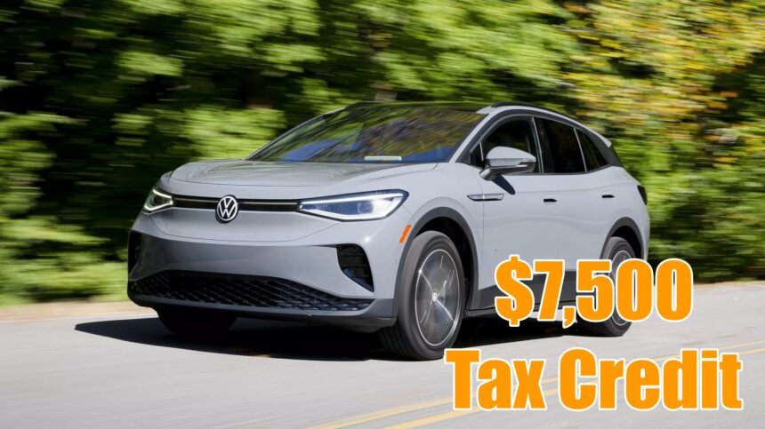 Federal Tax Credit For Electric Vehicles